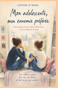 Mon adolescente, mon ennemie pr�f�r�e: Chroniques tendres et dr�les d'une m�re c�libataire et de sa fille presque adulte cover