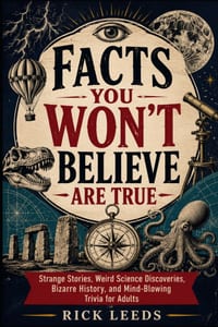 Facts You Won't Believe Are True: Strange Stories, Weird Science Discoveries, Bizarre History, and Mind-Blowing Trivia for Adults cover