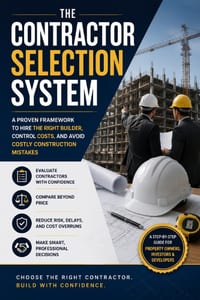 The Contractor Selection System: A Proven Framework for Hiring the Right Builder and Avoiding Costly Construction Mistakes cover