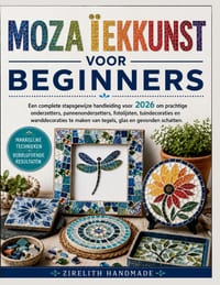 Mozaïekkunst Voor Beginners: Een complete stapsgewijze handleiding voor 2026 om prachtige onderzetters, pannenonderzetters, fotolijsten, tuindecoratie cover