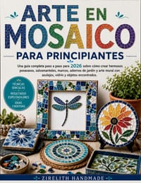 Arte En Mosaico Para Principiantes: Una guía completa paso a paso para 2026 sobre cómo crear hermosos posavasos, salvamanteles, marcos, adornos de jar cover