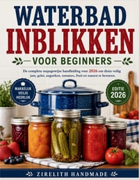 Waterbad Inblikken Voor Beginners: De complete stapsgewijze handleiding voor 2026 om thuis veilig jam, gelei, augurken, tomaten, fruit en sauzen te be cover