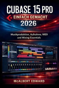 Cubase 15 Pro Einfach Gemacht 2026: Musikproduktion, Aufnahme, MIDI und Mixing-Essentials cover