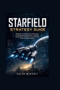 Starfield Strategy Guide: Beginner-to-Advanced Instructions for Mastering Exploration, Combat, Shipbuilding, Crafting, and Factions in the Settled Sys cover