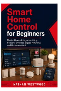 Smart Home Control for Beginners: Master Device Integration Using Sensors, Switches, Zigbee Networks, and Home Assistant cover