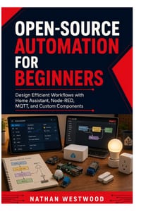 Open-Source Automation for Beginners: Design Efficient Workflows with Home Assistant, Node-RED, MQTT, and Custom Components cover