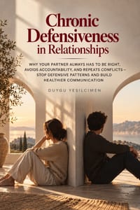 Chronic Defensiveness in Relationships: Why Your Partner Always Has to Be Right, Avoids Accountability, and Repeats Conflicts - Stop Defensive Pattern cover