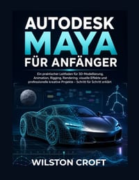 Autodesk Maya für Anfänger: Ein praktischer Leitfaden für 3D-Modellierung, Animation, Rigging, Rendering, visuelle Effekte und professionelle kreative cover