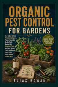 Organic Pest Control for Gardens: A Practical Guide to Vegetable Garden Pest Control, Natural Pest Control Sprays, Plants That Repel Bugs, and Potted cover