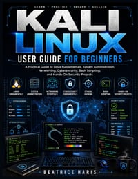 Kali Linux User Guide for Beginners: A Practical Step-by-Step Introduction to Linux Fundamentals, System Administration, Networking, Cybersecurity, Et cover