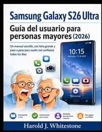 msung Galaxy S26 Ultra Guía del usuario para personas mayores (2026): Un manual sencillo, con letra grande y paso a paso para Úselo con confianza todo cover