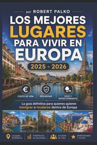 Los Mejores Lugares Vivir En Europa: Costo de vida - Seguridad - Ocio La guía definitiva para quienes desean emigrar o mudarse dentro de Europa. 2025 cover
