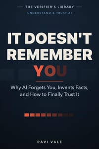 It Doesn't Remember You: Why AI Forgets You, Invents Facts, and How to Finally Trust It cover