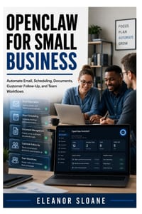 OpenClaw for Small Business: Automate Email, Scheduling, Documents, Customer Follow-Up, and Team Workflows cover