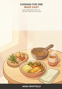Cooking for One Made Easy: A Beginner's Guide to Simple, Satisfying Single-Serving Meals -- Shop Smart, Waste Less, and Actually Enjoy Cooking Just fo cover