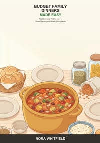 Budget Family Dinners Made Easy: A Beginner's Guide to Feeding Your Family Well for Less -- Smart Planning, Cheap Staples, and Filling Meals Everyone cover