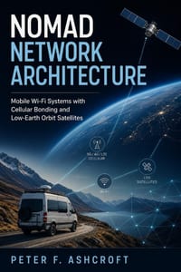Nomad Network Architecture: Mobile Wi-Fi Systems with Cellular Bonding and Low-Earth Orbit Satellites cover