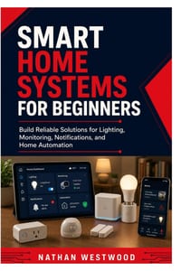 Smart Home Systems for Beginners: Build Reliable Solutions for Lighting, Monitoring, Notifications, and Home Automation cover