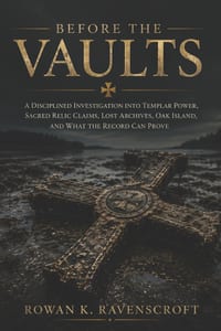 Before the Vaults: A Disciplined Investigation into Templar Power, Sacred Relic Claims, Lost Archives, Oak Island, And What the Record Can Prove cover