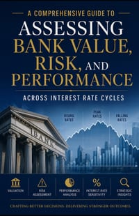 Valuing Mid-Sized Banks in a Changing Rate Environment: A Comprehensive Guide to Assessing Bank Value, Risk, and Performance Across Interest Rate Cycl cover