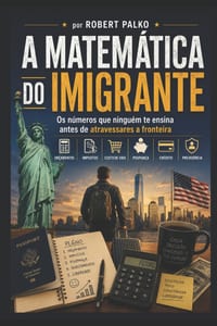 A Matemática Do Imigrante: Os números que ninguém te ensina antes de atravessares a fronteira Orçamentos - Impostos - Custo de Vida - Poupança - Crédi cover