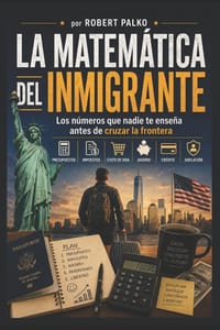 La Matemática del Inmigrante: Los números que nadie te enseña antes de cruzar la frontera Presupuestos - Impuestos - Costo de vida - Ahorros - Crédito cover