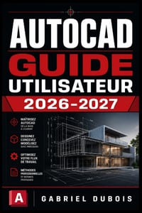 AutoCAD Guide Utilisateur 2026-2027: Maîtrisez la Conception Assistée par Ordinateur: Commandes Essentielles, Dessins Techniques et Workflows Professi cover