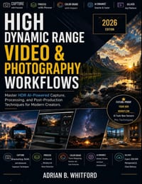 High Dynamic Range Video & Photography Workflows 2026 Edition: Master HDR AI-Powered Capture, Processing, and Post-Production Techniques for Modern Cr cover