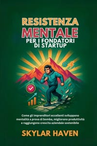 Resistenza mentale per i fondatori di startup: Come gli imprenditori eccellenti sviluppano mentalità a prova di bomba, migliorano produttività e raggi cover