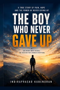 The Boy Who Never Gave Up: A Powerful Story of Pain, Hope, and the Courage to Keep Going cover