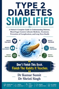 Type 2 Diabetes Simplified: A Patient's Complete Guide to Understanding Diabetes, Blood Sugar Control, Lifestyle Medicine, Treatment, Prevention of Co cover