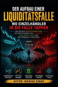Der Aufbau einer Liquiditätsfalle: Wo Einzelhändler in die Falle tappen: Eine einfache Preisaktionsmethode zur Identifizierung von Stop-Hunts, Smart-M cover