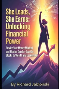 She Leads, She Earns: Unlocking Financial Power: Rewire Your Money Mindset and Shatter Gender-Specific Blocks to Wealth and Leadership cover