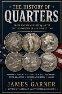 The Complete Guide to United States Quarters: History, Designs, Mintages, Key Dates, and Collector Insights cover