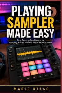 Playing Sampler Made Easy: Easy Step-by-Step Method for Sampling, Editing Sounds, and Music Production cover