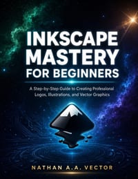 Inkscape Mastery for Beginners: A Step-by-Step Guide to Creating Professional Logos, Illustrations, and Vector Graphics cover