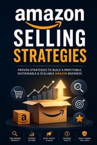 Amazon selling strategies: A Complete Step-by-Step Guide to Product Research, SEO, Listing Optimization, Images, A+ Content, and Boosting Sales on Ama cover