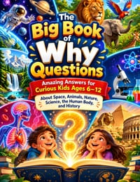 The Big Book of Why Questions: Amazing Answers for Curious Kids Ages 6-12 About Space, Animals, Nature, Science, the Human Body, and History cover