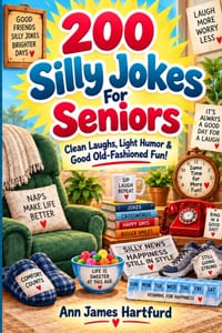 200 Silly Jokes For Seniors: A Fun Joke Book For Seniors, Boomers, and Adults cover