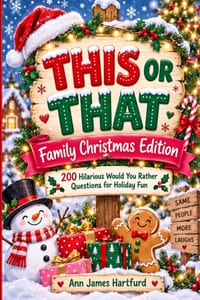 This or That Family Christmas Edition: A Fun Activity Book For Everyone, Bring In Christmas Laughing cover
