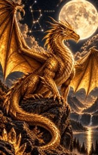 The Auric Orion Noctuary: A Golden Dragon Journal Beneath the Sovereign Moon cover