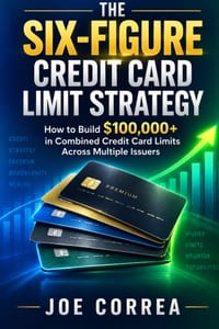 The Six-Figure Credit Card Limit Strategy: How to Build $100,000+ in Combined Credit Card Limits Across Multiple Issuers cover
