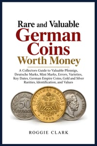 Rare and Valuable German Coins Worth Money: A Collectors Guide to Valuable Pfennigs, Deutsche Marks, Mint Marks, Errors, Varieties, Key Dates, German cover