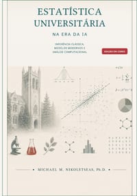 Estatística Universitária na Era da IA: Inferência clássica, modelos modernos e análise computacional cover