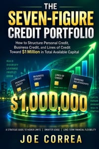 The Seven-Figure Credit Portfolio: How to Structure Personal Credit, Business Credit, and Lines of Credit Toward $1 Million in Total Available Capital cover