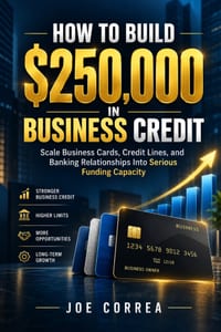 How to Build $250,000 in Business Credit: Scale Business Cards, Credit Lines, and Banking Relationships Into Serious Funding Capacity cover
