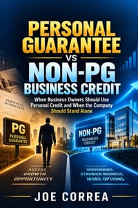 Personal Guarantee vs Non-PG Business Credit: When Business Owners Should Use Personal Credit and When the Company Should Stand Alone cover