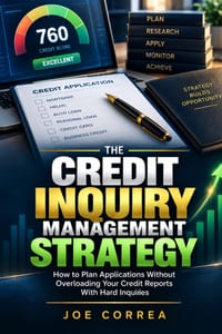 The Credit Inquiry Management Strategy: How to Plan Applications Without Overloading Your Credit Reports With Hard Inquiries cover
