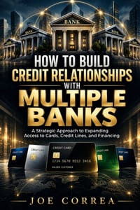 How to Build Credit Relationships With Multiple Banks: A Strategic Approach to Expanding Access to Cards, Credit Lines, and Financing cover