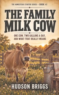 The Family Milk Cow: One Cow, Two Gallons a Day, and What That Really Means cover
